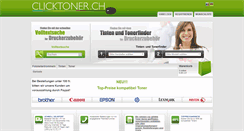 Desktop Screenshot of clicktoner.ch